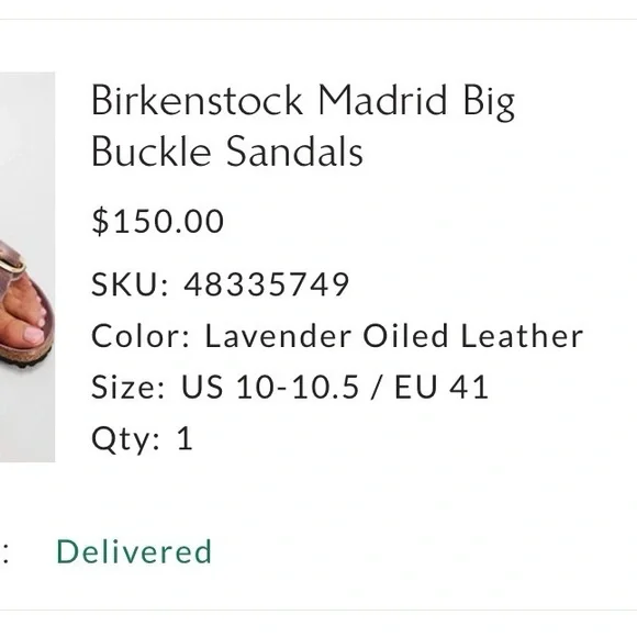 Birkenstock Madrid big buckle Sandles 41 - Picture 2 of 10